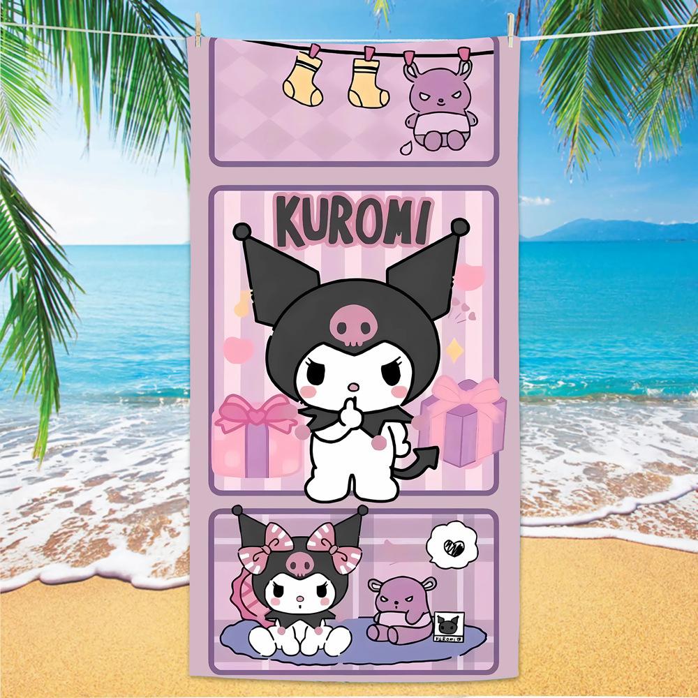 New Printed Beach Towel Stitch Kulomie Beach Towel Children'S Cartoon Towel Cloth