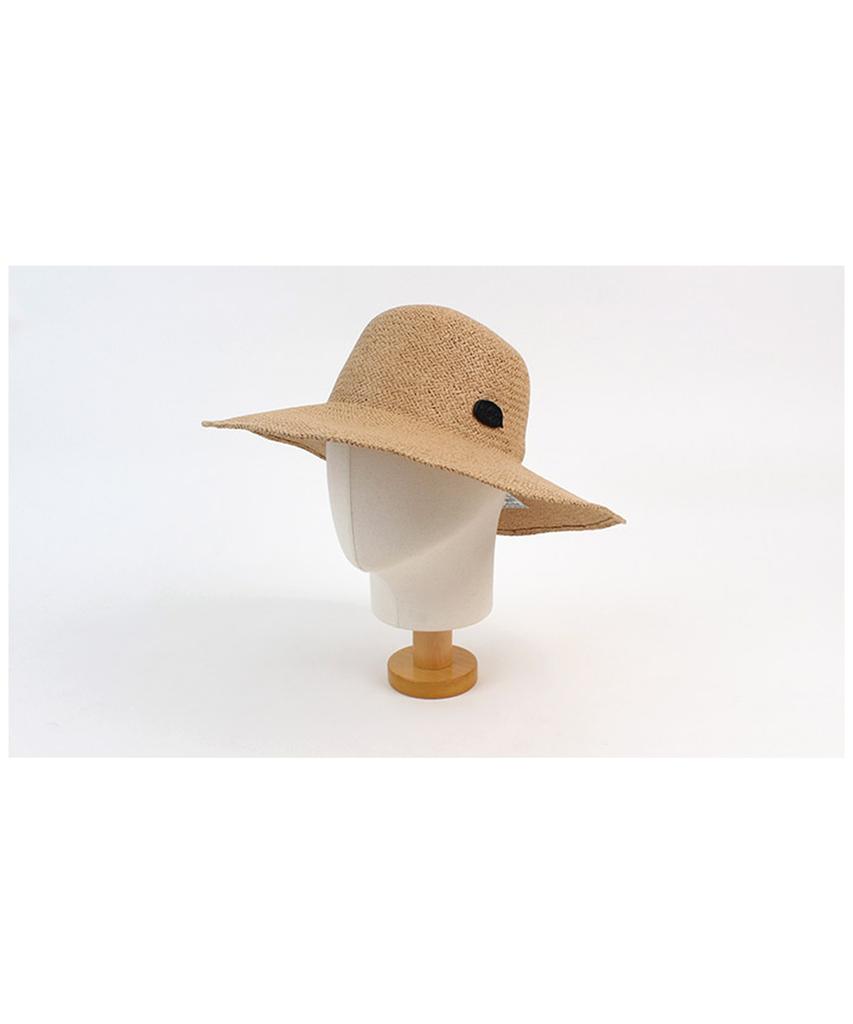 Summer Brown Round Panama Hat