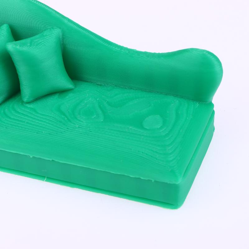 1Pcs French Victorian Style Simulation Mini Furniture Play Home Toy 1:12 Scale Miniature Dollhouse 3D Printed Sofa Model