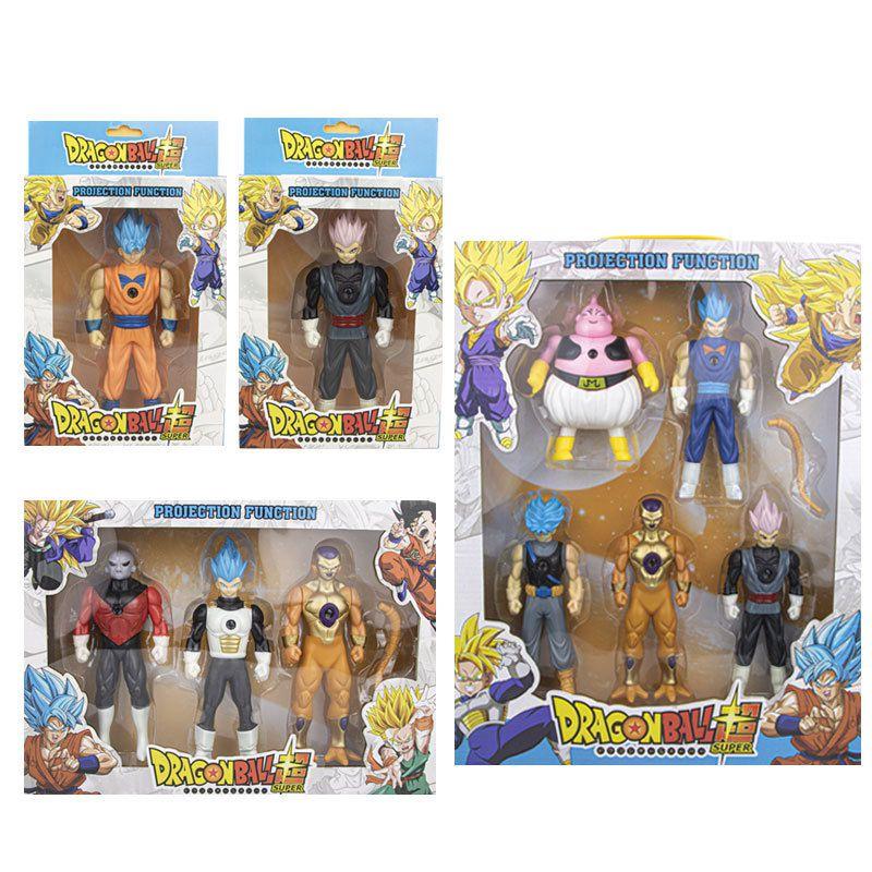 Dragon Ball Z Lichtprojektionsfigur Modell Blauer Goku Vegeta Kindergeschenk**