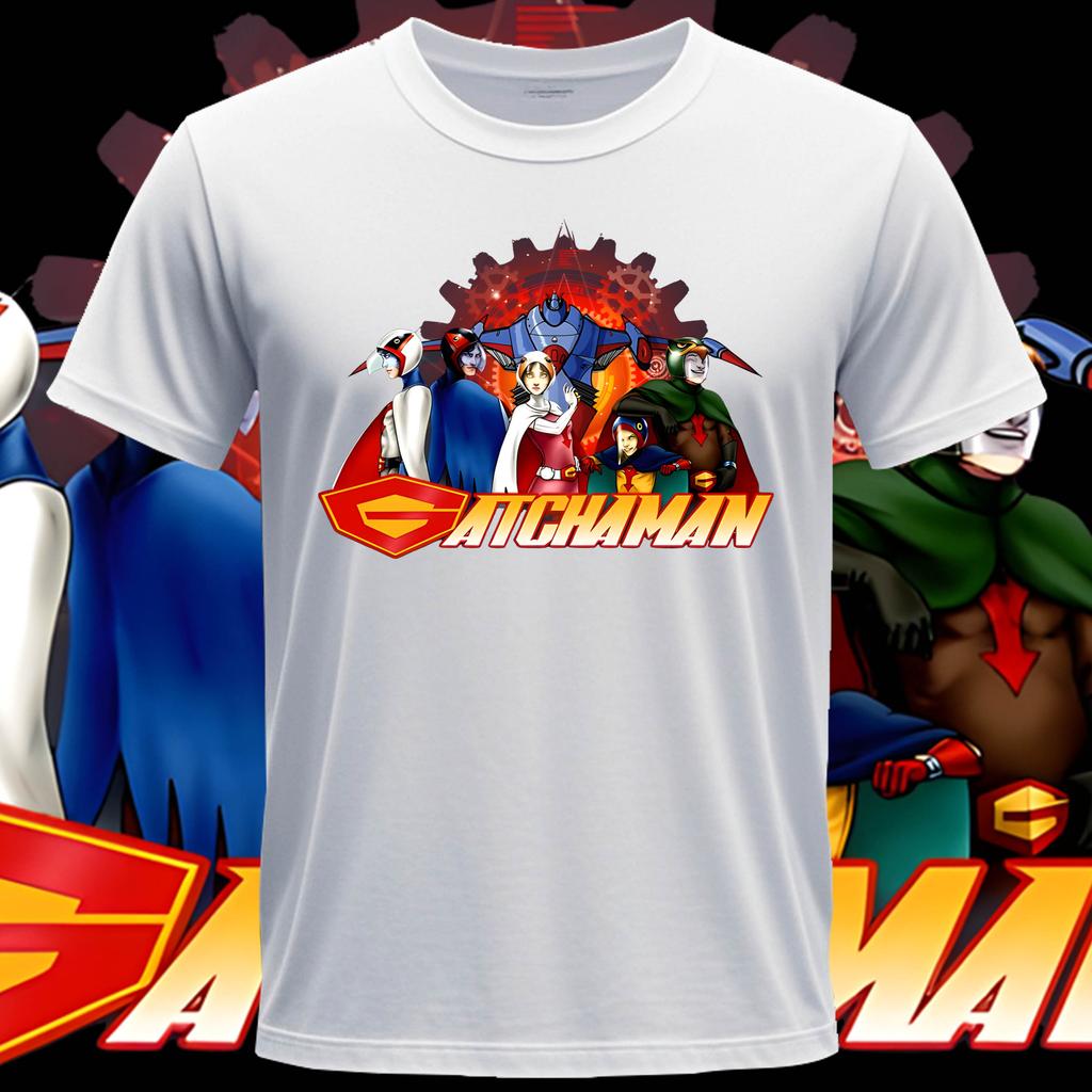 Gatchaunisex Tshirt Eagle Condor Swan Graphic Battle Of The Planets Vintage Cartoon Round Neck Cotton Short Sleeve Unisex Clothing