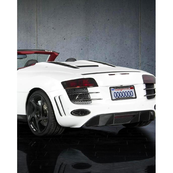 Carbon Fiber License Plate Frames- 2 Pack Black Aluminum Front & Rear Auto Car Tag Holder, Heavy Duty Bracket With Mount Hardware, Screws Caps,