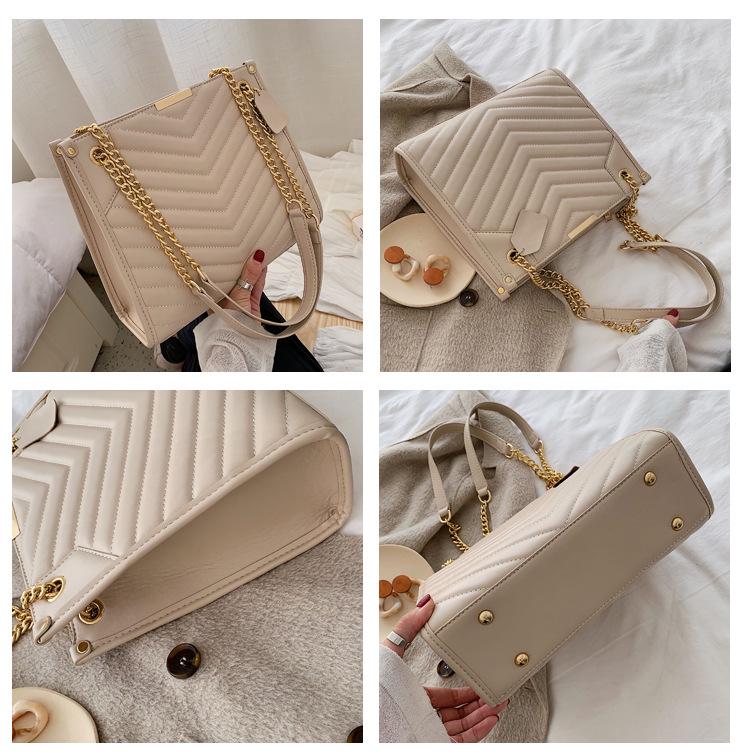 SCIONE Women's Bag 2020 New Wild Shoulder Bag Female Large Capacity Diamond Chain Diagonal Bag
