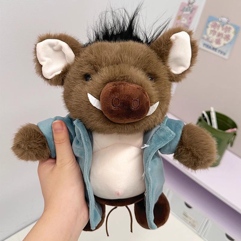 Internet Celebrity Style Black Myth: Wukong Zhu Bajie Plush Toy Backpack Pendant - Perfect Boyfriend Gift