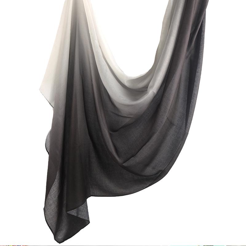 

Gradient Plain Printed Modal Breathable Lightweight Soft Cotton Rayon Viscose Muslim Women Shawl Hijab Scarf Islamic Turban 180x80 CM