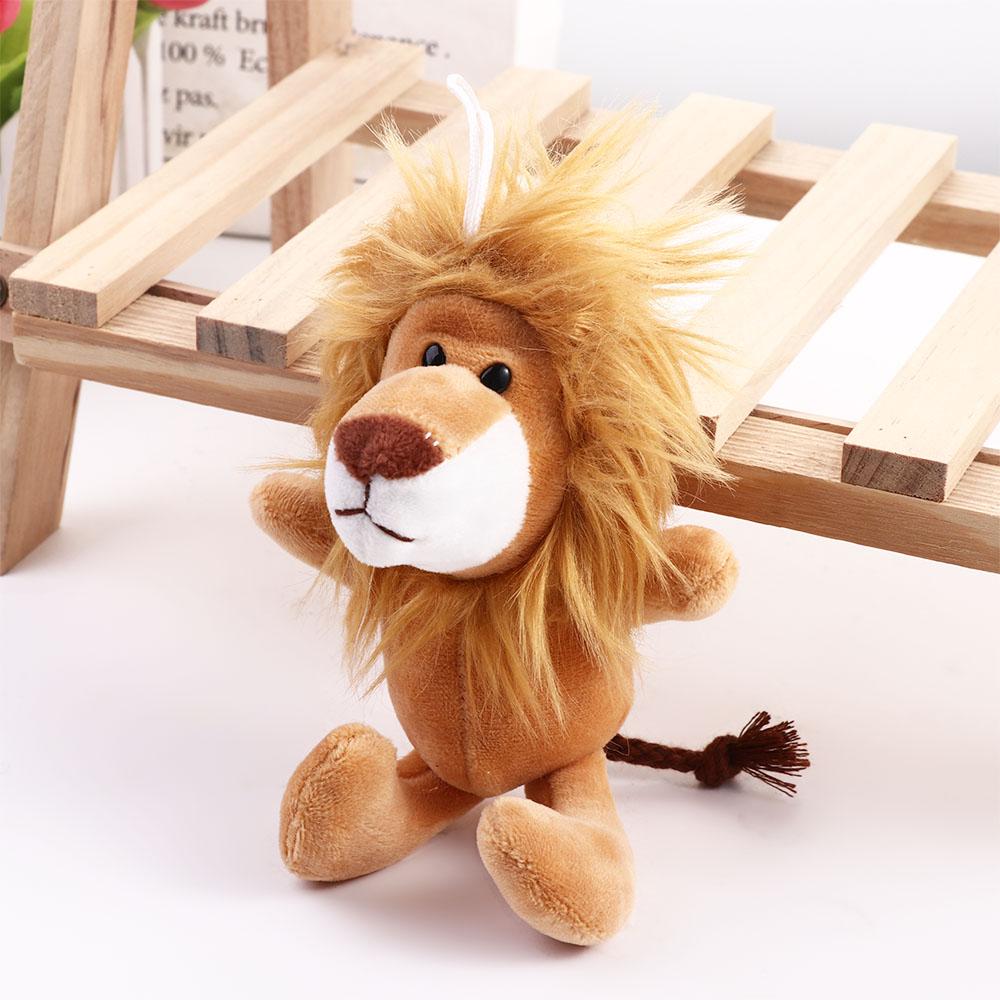 Toy Cute Key Ring Car Keyring Key Chain Jewelry Plush Keychain Little Lion Doll Plush Doll Keychain