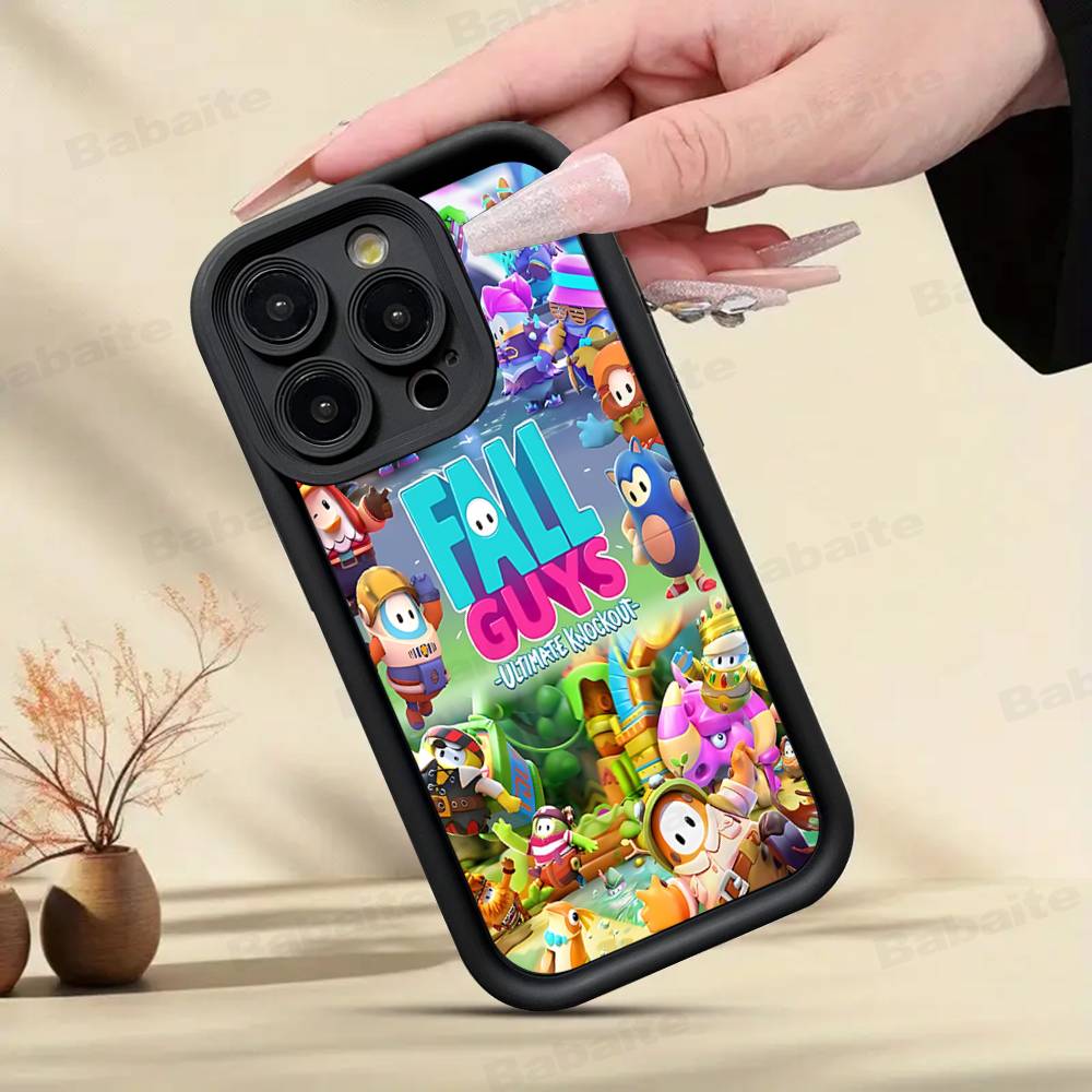 F-Fall G-Guys Party Game Silicone Phone Case For IPhone 17 Pro Max 16 15 14 13 12 11 Plus 17 Air iPhone 14