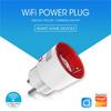Tuya Wifi Smart EU Plug 16A With Power Monitoring Function Wireless App Voice Remote Control For Alexa Google Home B