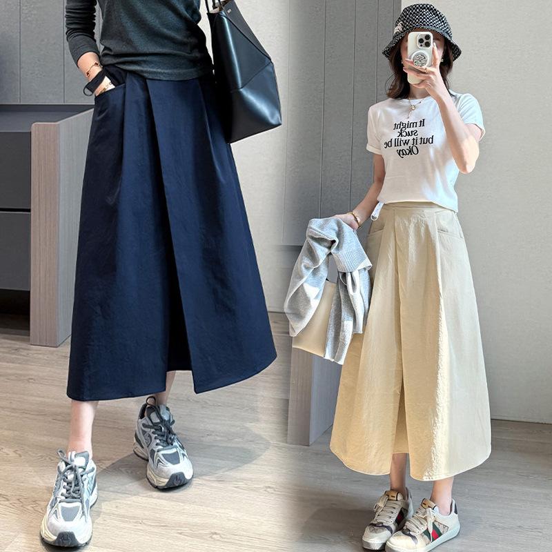 Irregular Design Slimming Maternity A-line Skirt