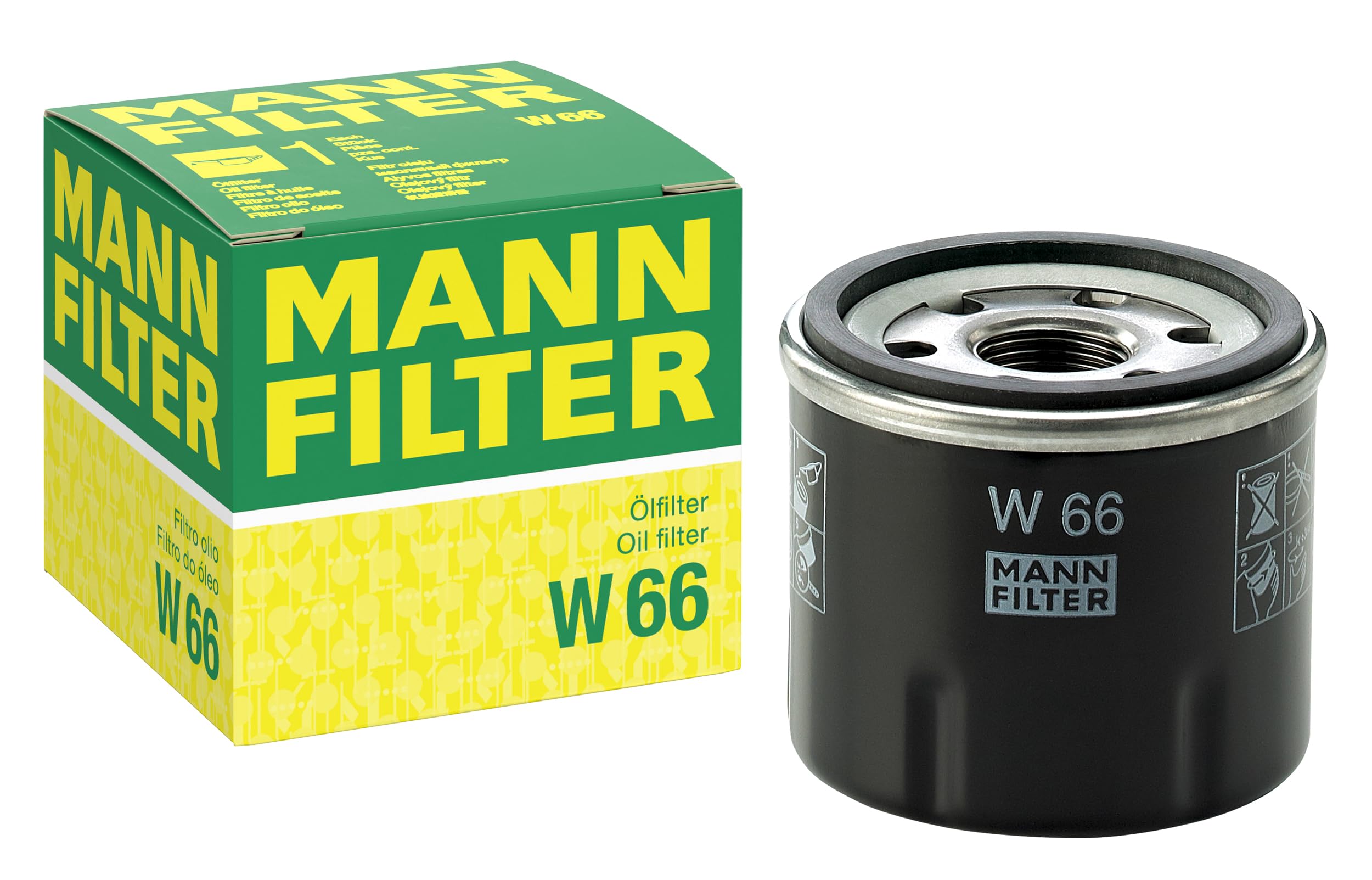 

MANN FILTER Масляный фильтр RENAULT W66