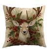 New Christmas Throw Pillow Cover Printed Holiday Living Room Sofa Decorative Cushion Cover Cushion Cover