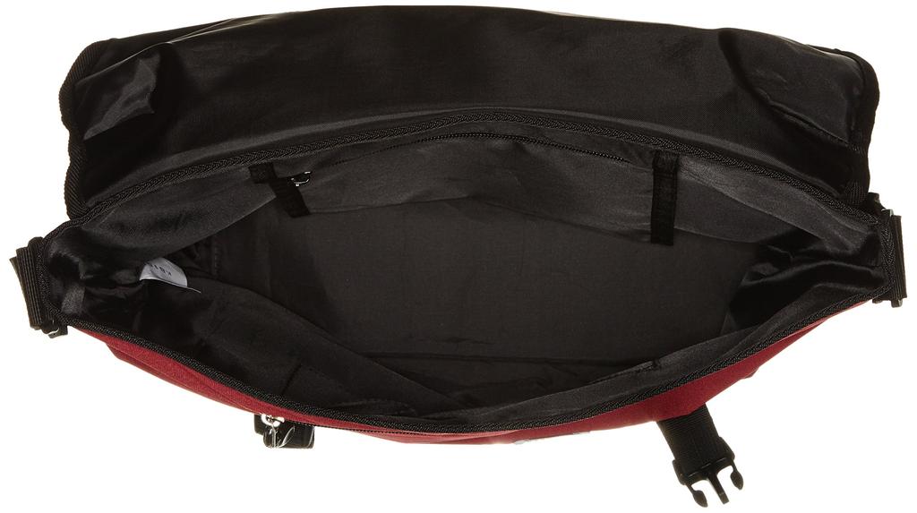 Dickies Messenger Bag, Shoulder Strap with Buckle, Large, 12-6600, Red