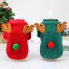 Long-lasting Dog Fleece Clothes Christmas Series Pattern Lovely Thickened Puppy T-shirt Clothes