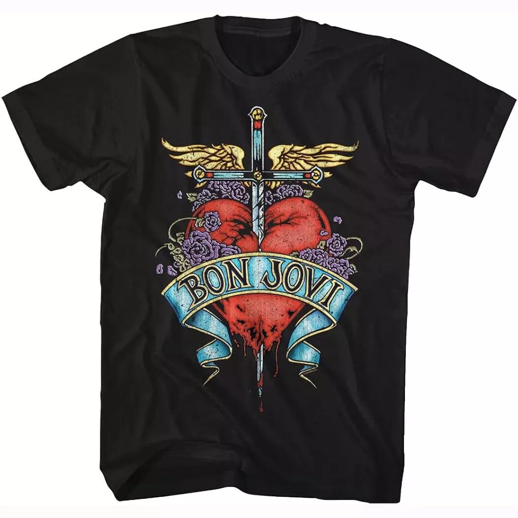 

Bon Jovi Heart Sword T Shirt XL