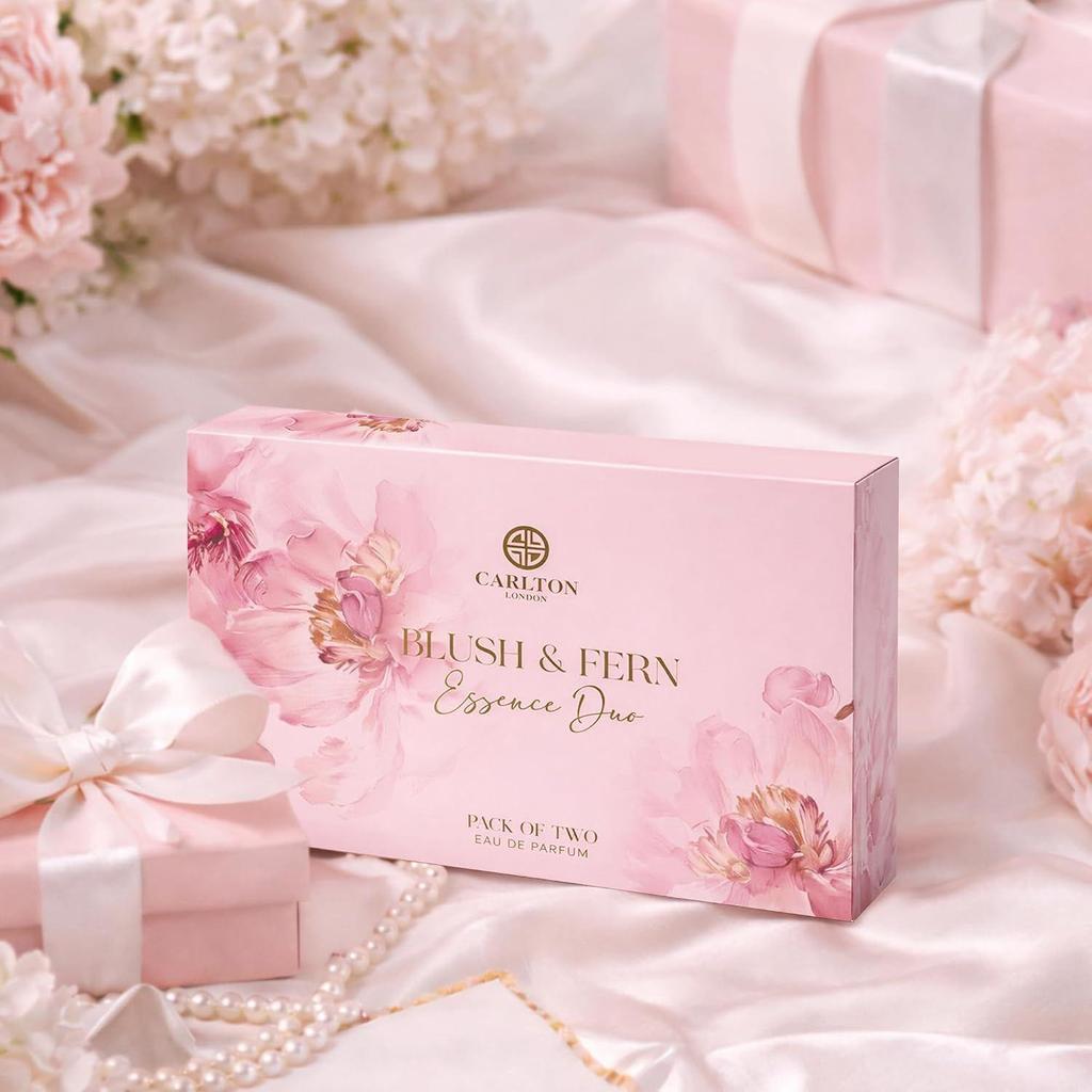 Carlton London Blush & Fern Women Gift Set - Pack of 2 (30ml each) |