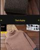Men's Thick Velvet Chenille High Neck Sweater - Trendy, Loose Fit, Warm Solid Color Knit for Autumn/Winter