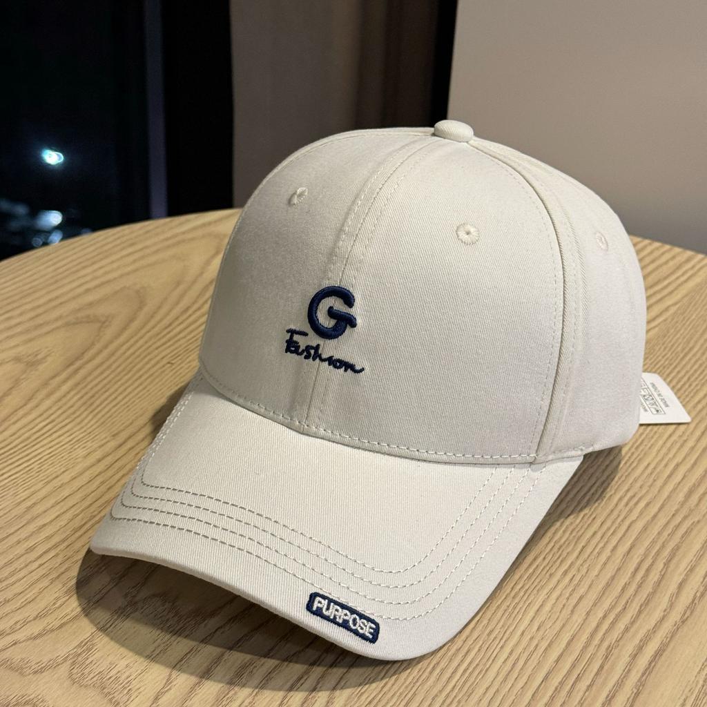 Retro Hole in The Wall Hard Top Hat for Women Letter Embroidered Peaked Cap Lesbian Couple Baseball Cap Outdoor