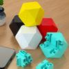 3D Intelligence Magic Cube Puzzle Blok Puzzle Znížený tlak Hračka Darček Cezhraničné Výbušné deti Farebná kocka