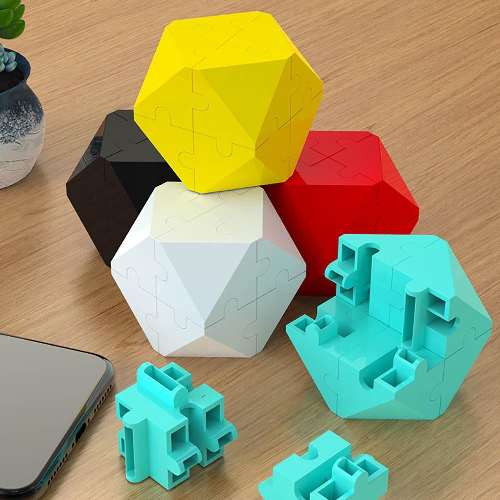 3D Intelligence Magic Cube Puzzle Blok Puzzle Znížený tlak Hračka Darček Cezhraničné Výbušné deti Farebná kocka