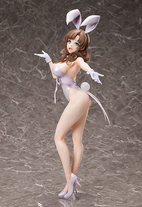 Do You Like the Mother Whose Normal Attack Is an Attack and Double Mamako Oyoshi Barefoot Bunny Scale Plastic Painted Finished Figure All-over Attack?