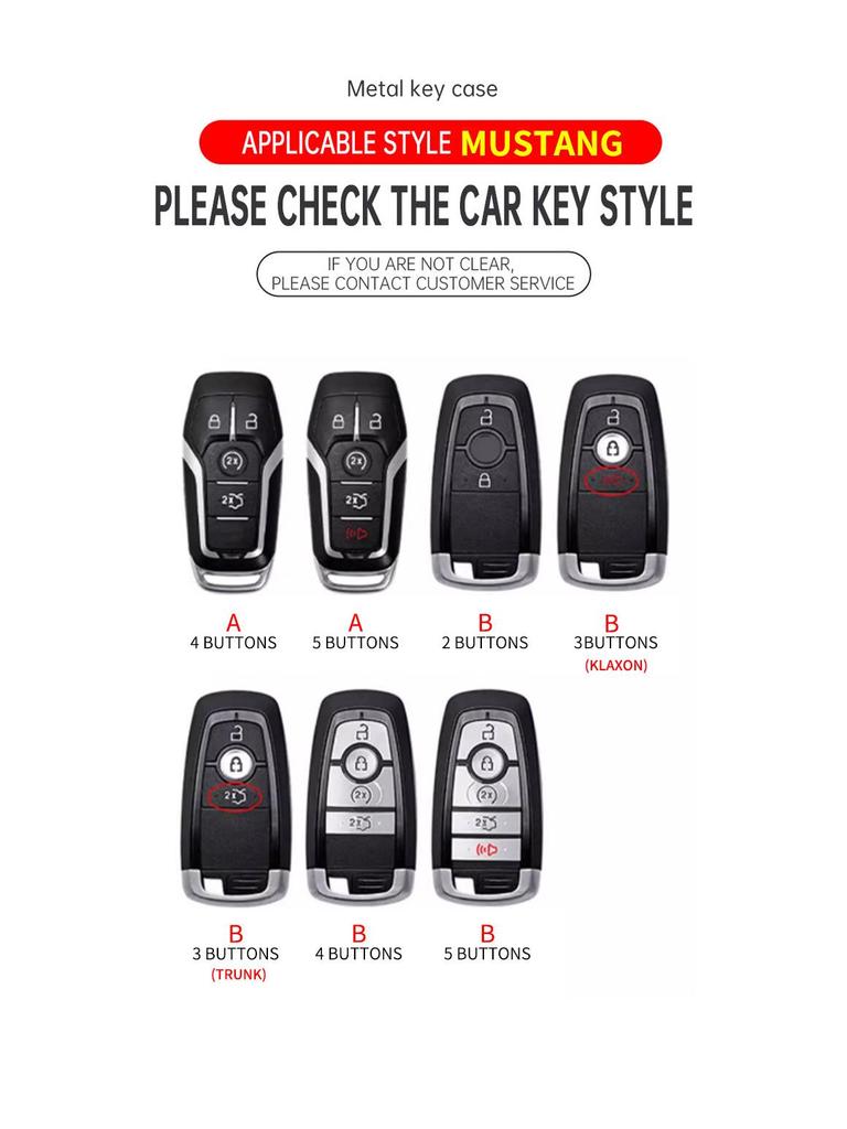 Suitable Key Cases for Lincoln MKC, MKZ, MKX (2014-2017), High-End Men's & Women's Styles.
