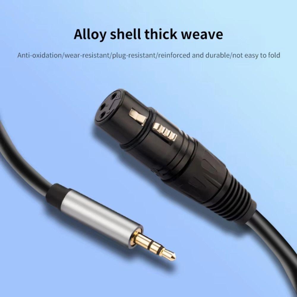 Nylon Braided Microphone Audio Cable Balanced Balanced Analog Mic Cord Recording Studio