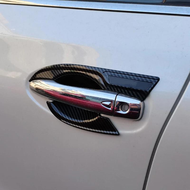 Car Styling Accessories For Nissan Navara NP300 ABS Chrome Car Door Handle Bowl Side Door Bowl Cover Trim Protectors 2017-