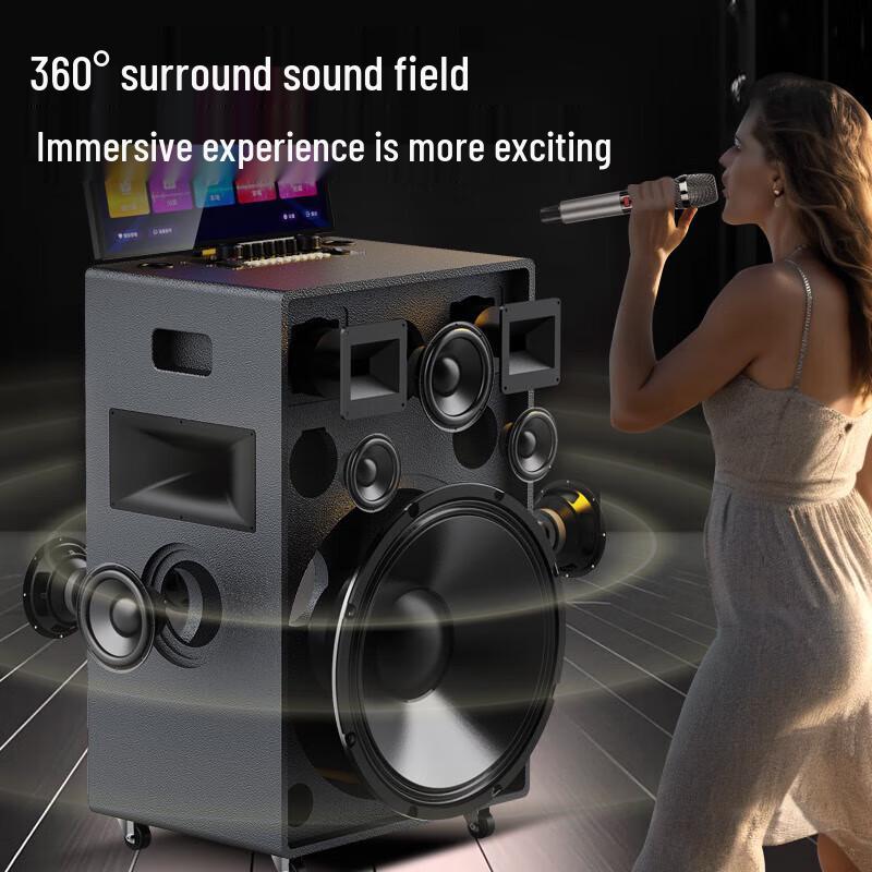 Sansui Q189 Pro 1T Portable KTV Smart Speaker with Display