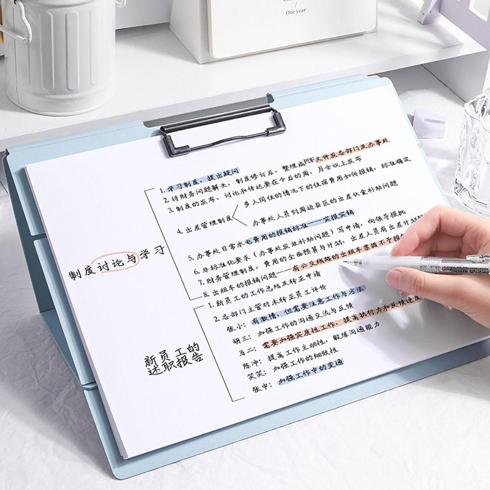 Multifunction A4 File Folder Verhical Writing Pad High Quality Verhical Plate Clamp  Stationery