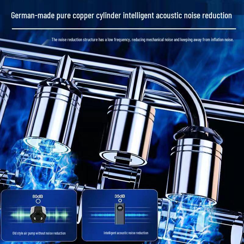 Wireless Portable Digital Car Air Pump with Cross-Border Compatibility