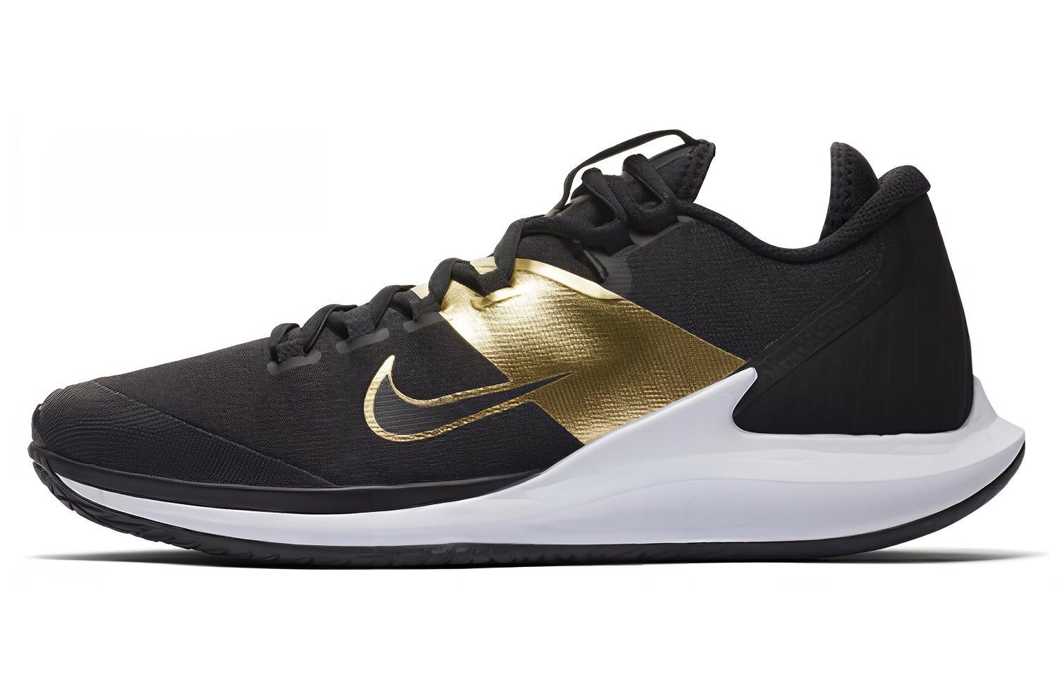 Nike Court Air Zoom Hero Hc Black Metallic Gold AA8018-005 41