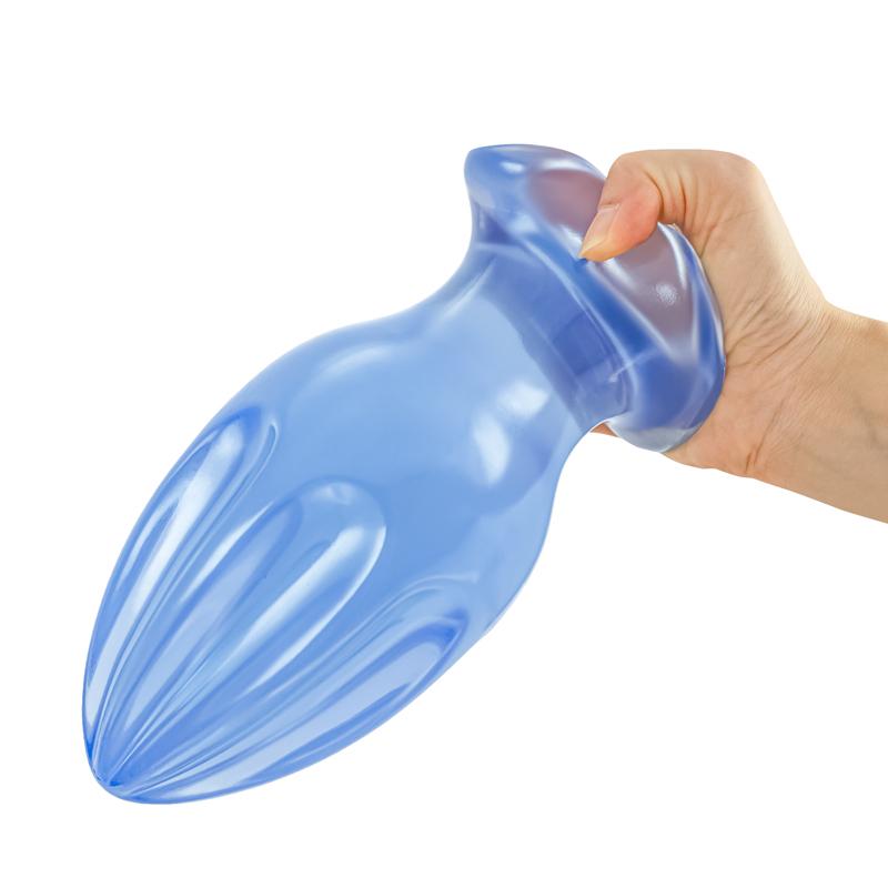 Multi-Size Eiform Analer Butt Plug Riesige Analperlen Analstimulation Expansions-Trainer Anal Sexspielzeug für Erwachsene Frau Mann