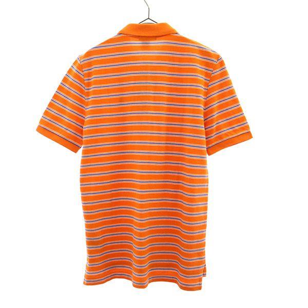 unused Polo by Ralph Lauren border Short sleeve Polo shirt Fawn Kid's Used