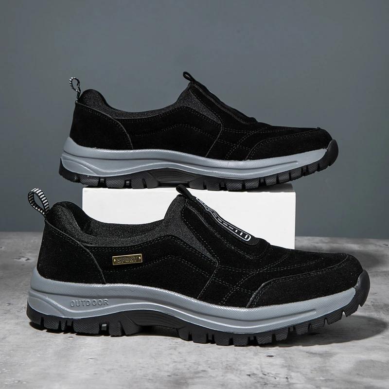 Vysoce kvalitní nezničitelné pánské boty tenisky prodyšné běžecké boty lehké protiskluzové outdoorové pánské tenisky pánské boty