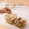 Creative Plastic Snack Compartment Plate for Living Room or Bar Use