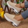 Women's Shoes 2024 Hot Selling Slip-On Women's Vulcanized Shoes Autumn Breathable Mesh Solid Color Outdoor Leisure Large Size