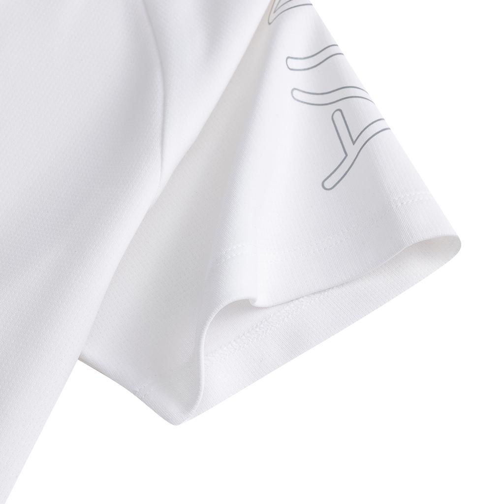 Anta Training Short Sleeve Moisture Wicking Knitted Top Summer T-Shirt Women tops Snow-White 962627116-4