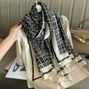 Korean Style Fashionable Satin Scarf Women Sunscreen Shawl Beach Wrap