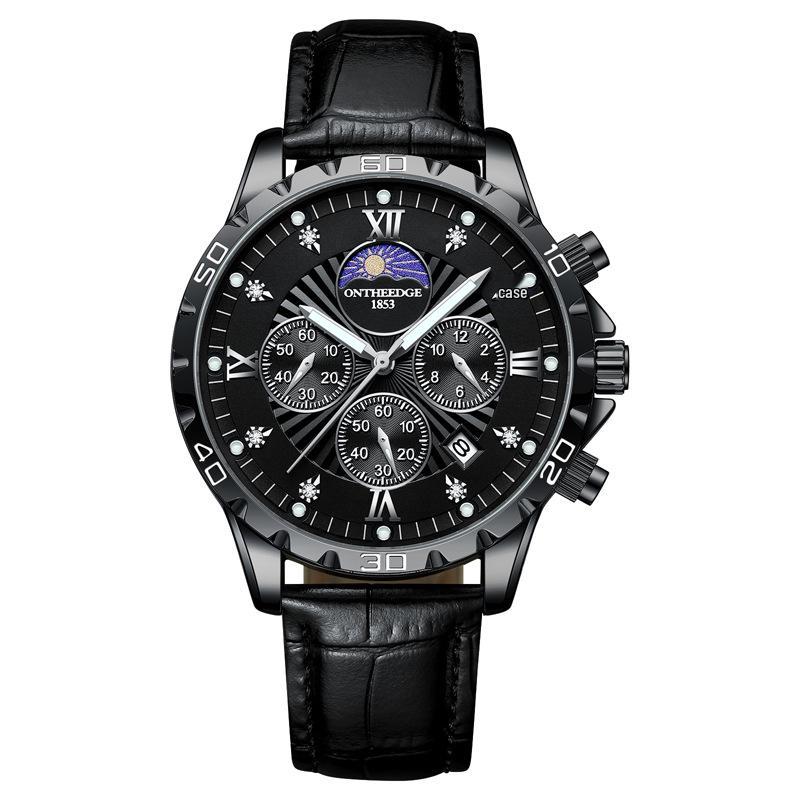 Hong Kong Fashion Swiss Men's Luminous Waterproof Steel Band Watch