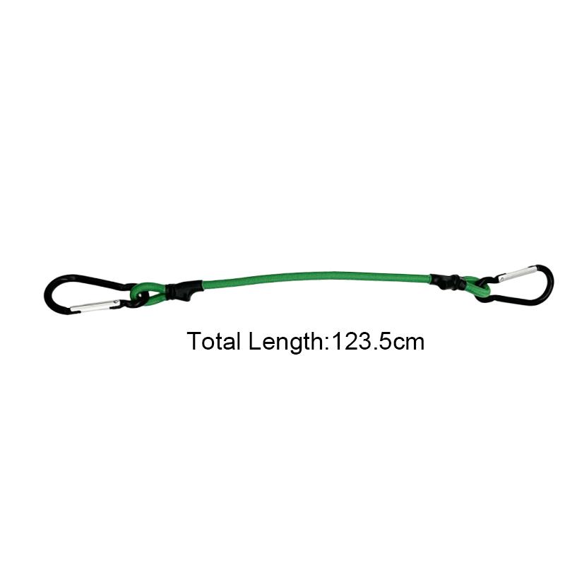 30-120Cm Green Stretch Ropes 6Mm Bungee Cords With Hooks Elastic Tie Strap Bikes Tie Car Luggage Packing Roof Rack Strap