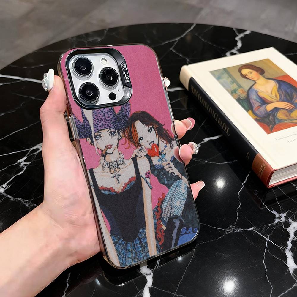 

Крутая девушка O-Osaki NO N-Nana-es Чехол для телефона для iPhone 17,16,15,14,13,12,11 Plus,Pro Max,XS,Красочный Серебряный Чехол для телефона Funda Cover iPhone13PRO