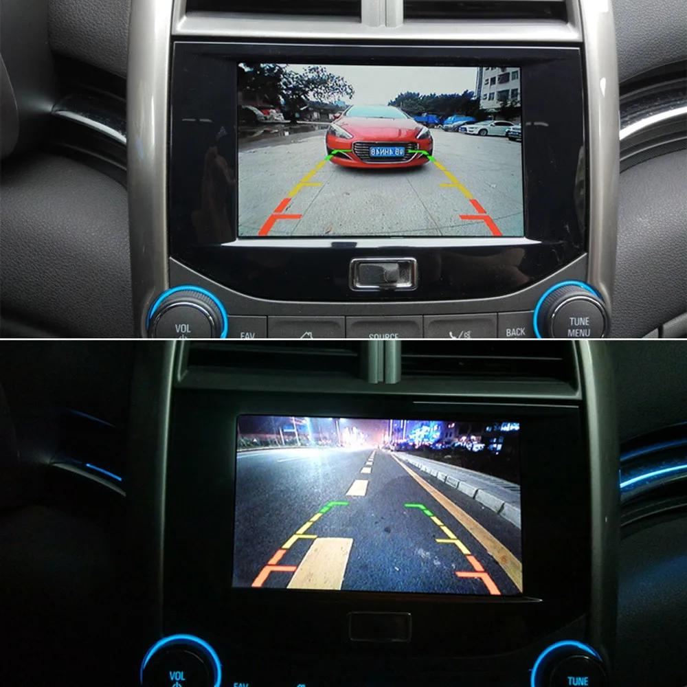 Car reversing rearview camera 4-pin high-definition color image video night vision 170-degree wide-angle camera