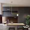 Modern Led Pendant Light Art Combination Line Chandelier Glass Ball Hanging Lamp for Bedroom Living Indoor Lightings Room Decor