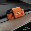 Suede Car Glasses Box Sun Visor Glasses Case Storage For Porsche Cayenne Panamera Macan 911 718 Taycan Boxster Cayman 918 Pajun