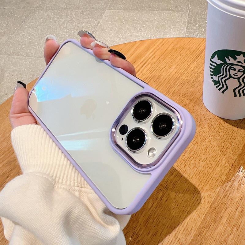 Luxuriöse stoßfeste Panzerung Klare Hülle für iPhone 15 14 Plus 13 12 Mini 11 Pro Max X XR XS 7 8 Weiche Bumper Harte Acryl Hybrid Abdeckung
