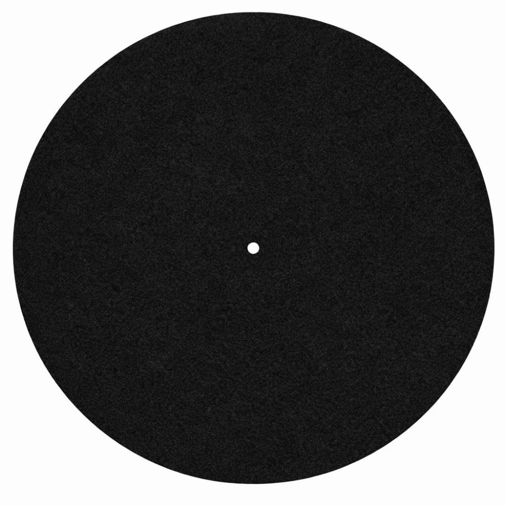 2pcs Round Turntable Platter Mat 3mm Thick Vinyl Record Player Mat  Vinyl Record Player