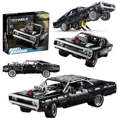 1077PCS Mechanische Set Serie Racing Bausteine kinder Pädagogisches Spielzeug Modell Montieren Ziegel Party Weihnachten Geschenke