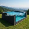 Movable Outdoor Glass Fiber Swimming Pool: Easy-to-Install Small Prefabricated Garden Pool