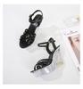 Sexy Slope Heel 10cm Nightclub High Heels Trendy Women's Shoes Catwalk Pole Dance Shoes Crystal Shoes LFD-1101-4