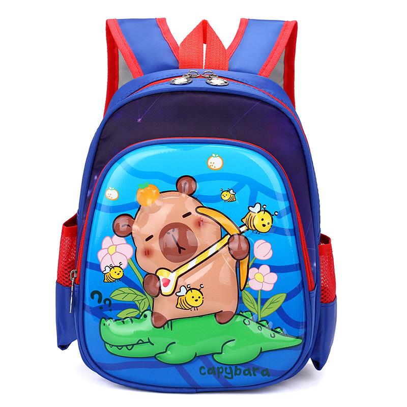 Kapibara children's schoolbag cute cute kindergarten schoolbag boys and girls backpack can do big goods